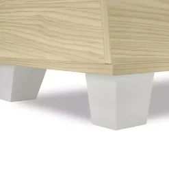 Light Woodgrain Multi Cubby Organizer Bookshelf