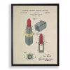 Lipstick Patent Framed Art Print
