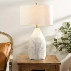 Luca Cream Ceramic Table Lamp