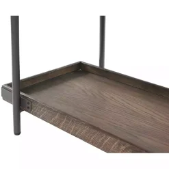 Mahogany Oak Wood Tray Top Coffee Table