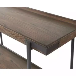 Mahogany Oak Wood Tray Top Coffee Table