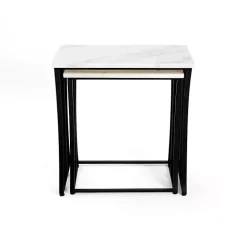 Marble Nesting Accent Tables, Set of 2