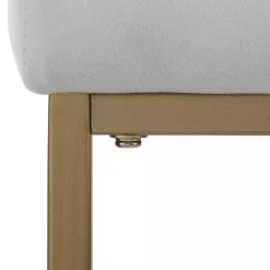 Marley Gray and Gold Bar Stools, Set of 2