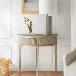Martha Stewart Half Moon Console Table