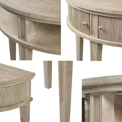 Martha Stewart Half Moon Console Table