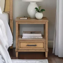 Martha Stewart Toasted Almond Wood Nightstand