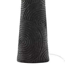 Matte Black Tapered Kona Table Lamps, Set of 2