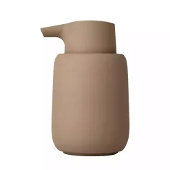 Matte Tan Modernity Ceramic Soap Dispenser