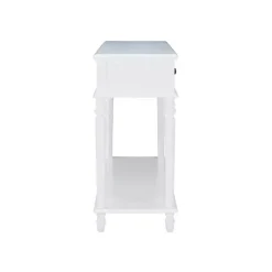McGhie White 2-Drawer Console Table