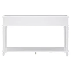 McGhie White 2-Drawer Console Table