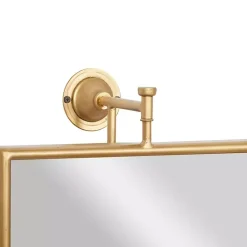 Metallic Gold Metal Frame Wall Mirror