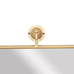 Metallic Gold Metal Frame Wall Mirror