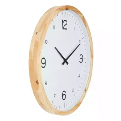 Minimalist Wood Frame Wall Clock