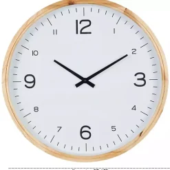 Minimalist Wood Frame Wall Clock