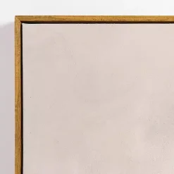 Misty Fall Landscape Framed Canvas Art Print