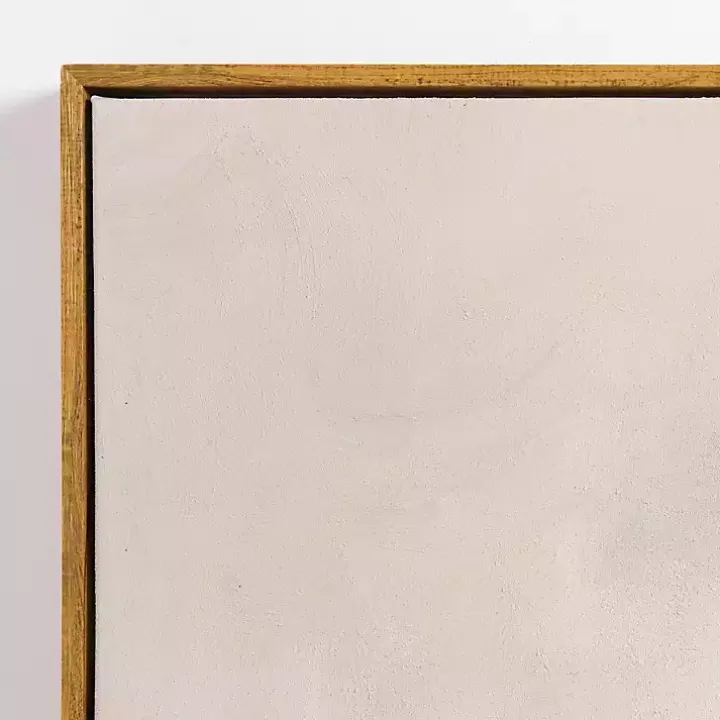 Misty Fall Landscape Framed Canvas Art Print