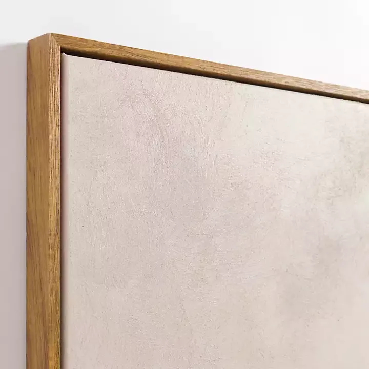 Misty Fall Landscape Framed Canvas Art Print