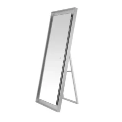 Montauk Silver LED Full Length Mirror
