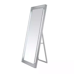 Montauk Silver LED Full Length Mirror
