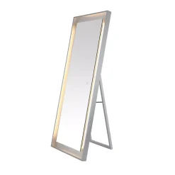 Montauk Silver LED Full Length Mirror