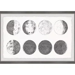 Moon in Motion Framed Art Print