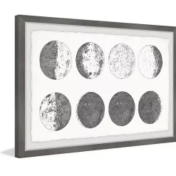 Moon in Motion Framed Art Print