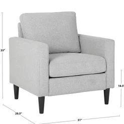 Mossy Contemporary Upholstered Accent Chair