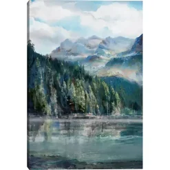 Mountain Lakes II Canvas Art Print