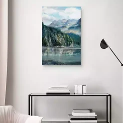 Mountain Lakes II Canvas Art Print