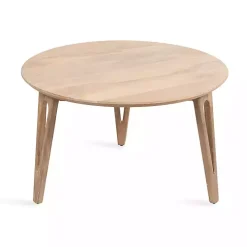 Natural Mango Wood Round Kershaw Coffee Table