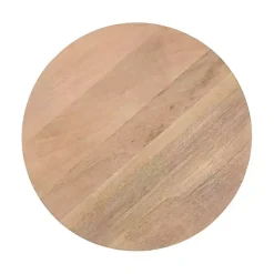 Natural Mango Wood Round Kershaw Accent Table