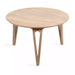 Natural Mango Wood Round Kershaw Coffee Table