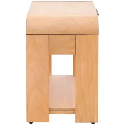 Natural Modern Curve Nightstand
