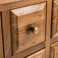 Natural Oak 4-Drawer Charlotte Sideboard