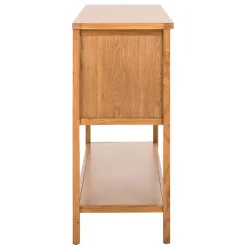 Natural Oak 4-Drawer Charlotte Sideboard