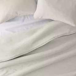 Natural Stitched Stripes 3-pc. King Quilt Set