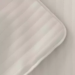 Natural Stitched Stripes 2-pc. Twin Quilt Set