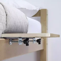 Natural Wood Bedside Shelf