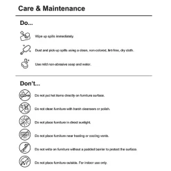 Natural Wood 1-Drawer Nightstand