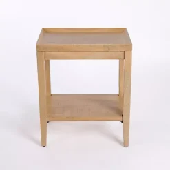 Natural Wood Hughes Side Table