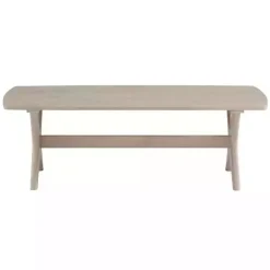 Natural Wood Slim Cocktail Table