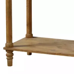 Natural Wooden 2-Drawer Console Table