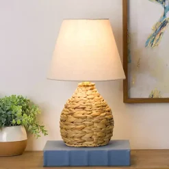 Natural Woven Seagrass Table Lamp
