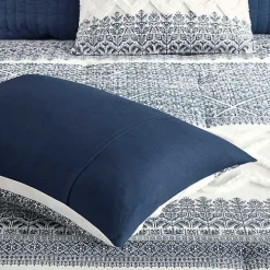 Navy and White 3-pc. Full/Queen Comforter Set
