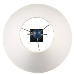 Navy Blue Shutter Table Lamps, Set of 2