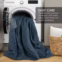 Navy Chambray 3-pc. Full/Queen Comforter Set