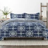 Navy Daisy Medallion Twin 3-pc. Comforter Set