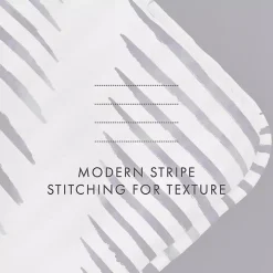 Navy Diamond Line Reversible 3-pc. Queen Quilt Set