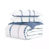 Navy Dots Reversible 3-pc. Queen Duvet Cover Set