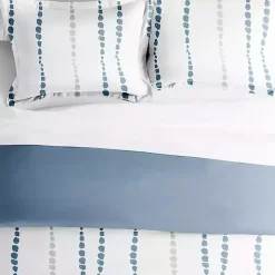 Navy Dots Reversible 3-pc. Queen Duvet Cover Set
